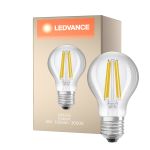 Ledvance Classic LED E27 Pear Filament Clear 5W 1055lm - 830 Warm White | Replaces 75W