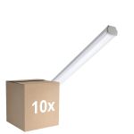Multipack 10x Philips LED Waterproof Batten WT060C 28W 3400lm - 840 Cool White | 150cm - 1x Through Wiring