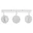 Ledvance LED Decor Spot Saturn Plastic White 29W 935lm - 830-842-865 CCT