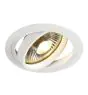 SLV New Tria 1 Spot Aluminium White Round | Cutout 150mm - Suitable for 1x GU10 (AR111) 