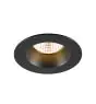 SLV New Tria 68 Spot Aluminium Black Round 8.3W 460lm 38D - 927 Extra Warm White | Cutout 68mm -  Best Colour Rendering - Dimmable 