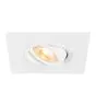 SLV New Tria 75 XL Spot Aluminium White Square | Cutout 75mm - Suitable for 1x GU10 
