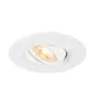 SLV New Tria 75 XL Spot Aluminium White Round | Cutout 75mm - Suitable for 1x GU10 