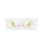 SLV New Tria 155 Spot Aluminium White Square 13.6W 610lm 38D - 927 Extra Warm White | Best Colour Rendering - Dimmable 