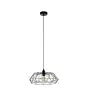 Eglo Pendant Carlton 2 Steel Black | IP20 - Suitable for 1x E27 